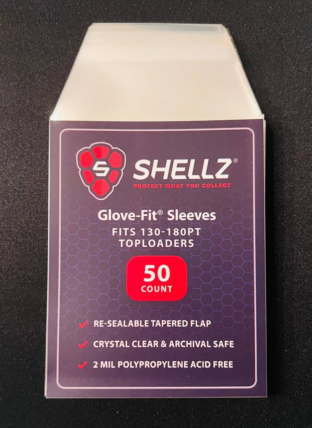 Glove-Fit Sleeve Toploader 130PT-180PT
