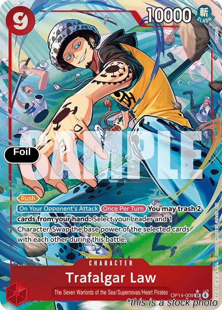 Trafalgar Law - OP14-009 (Alternate Art)