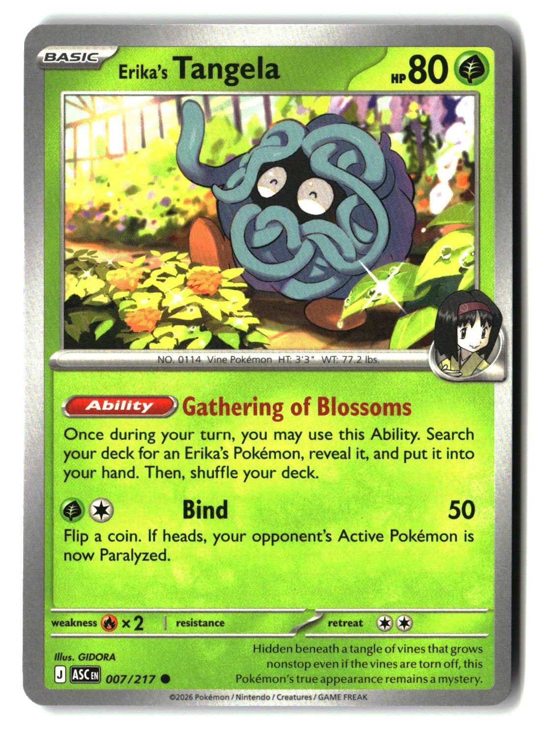 Erika's Tangela - 007/217