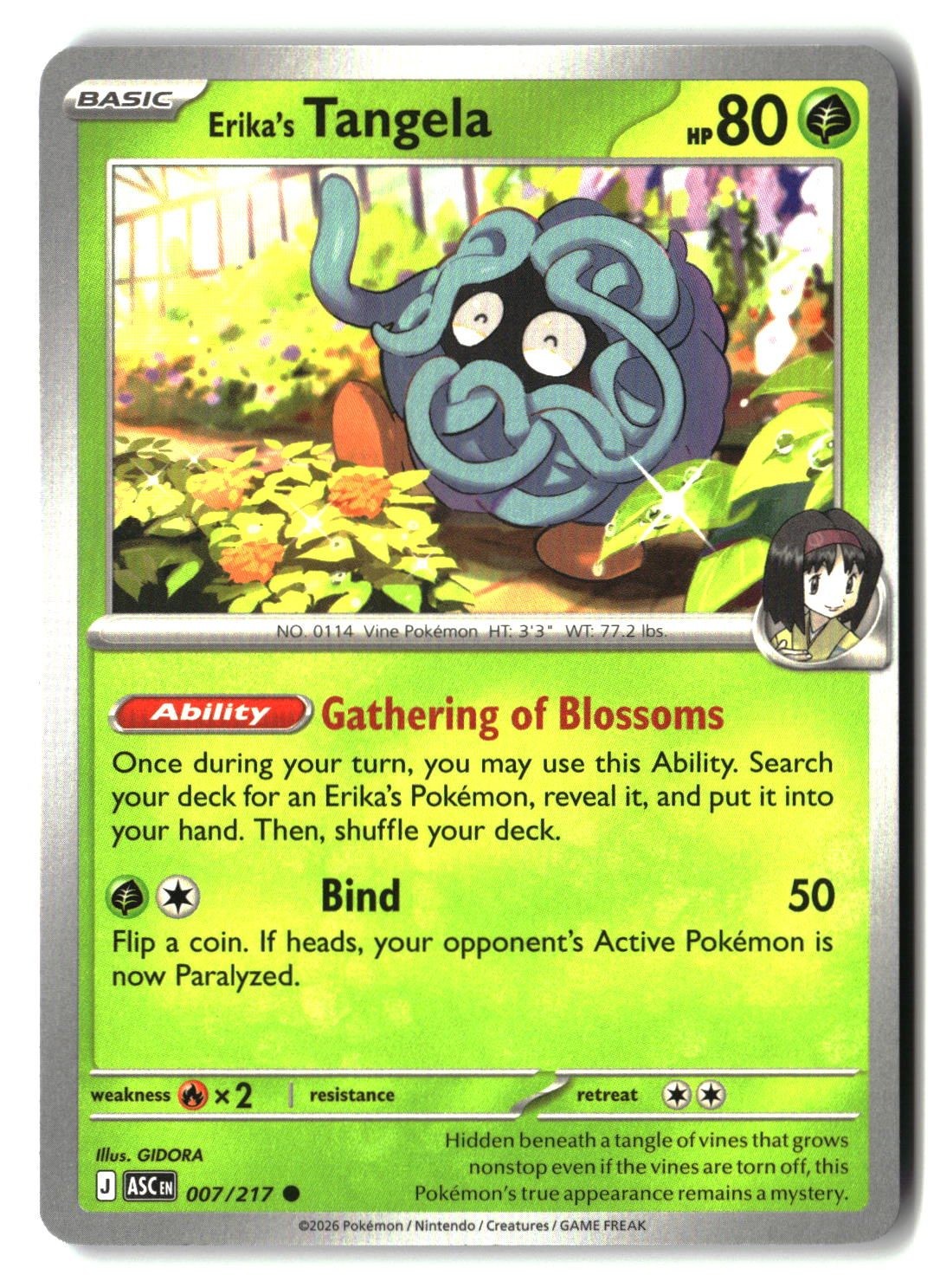 Erika's Tangela - 007/217