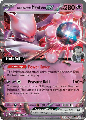 Team Rocket's Mewtwo ex - 079/217