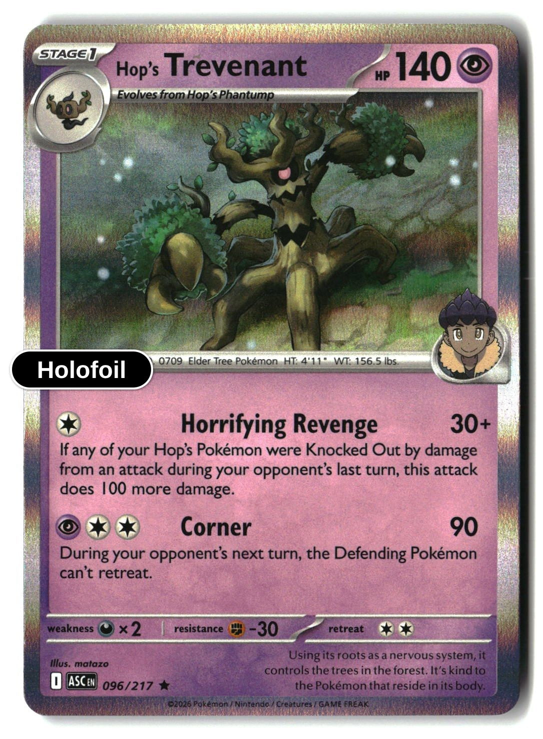 Hop's Trevenant - 096/217