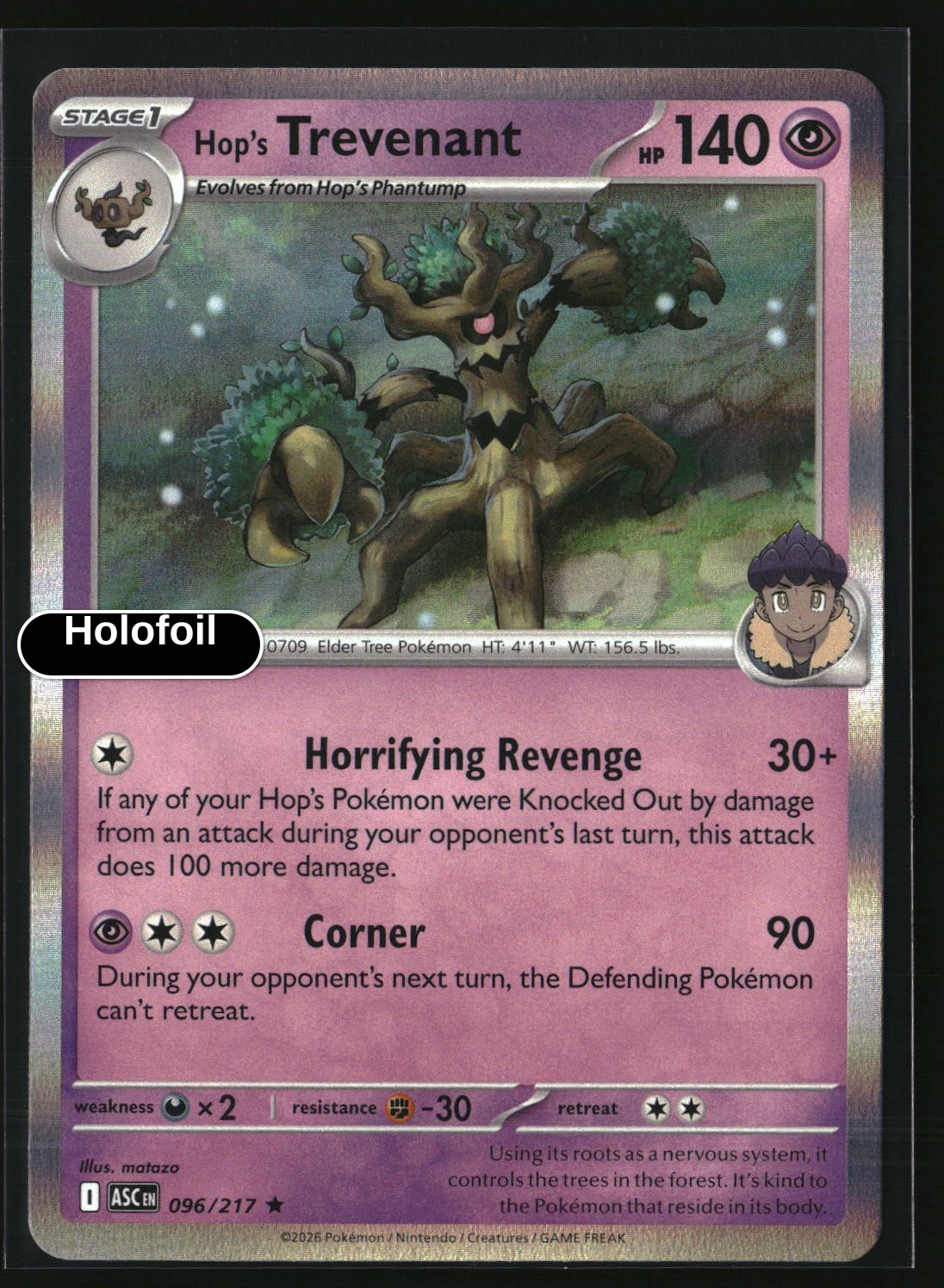 Hop's Trevenant - 096/217