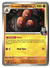 Team Rocket's Dugtrio - 101/217
