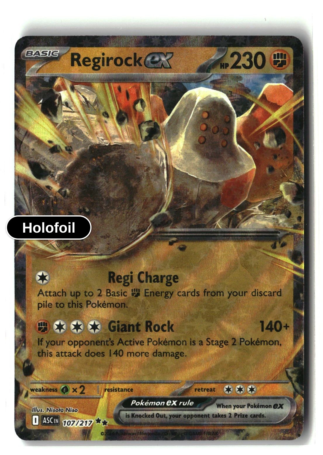 Regirock ex
