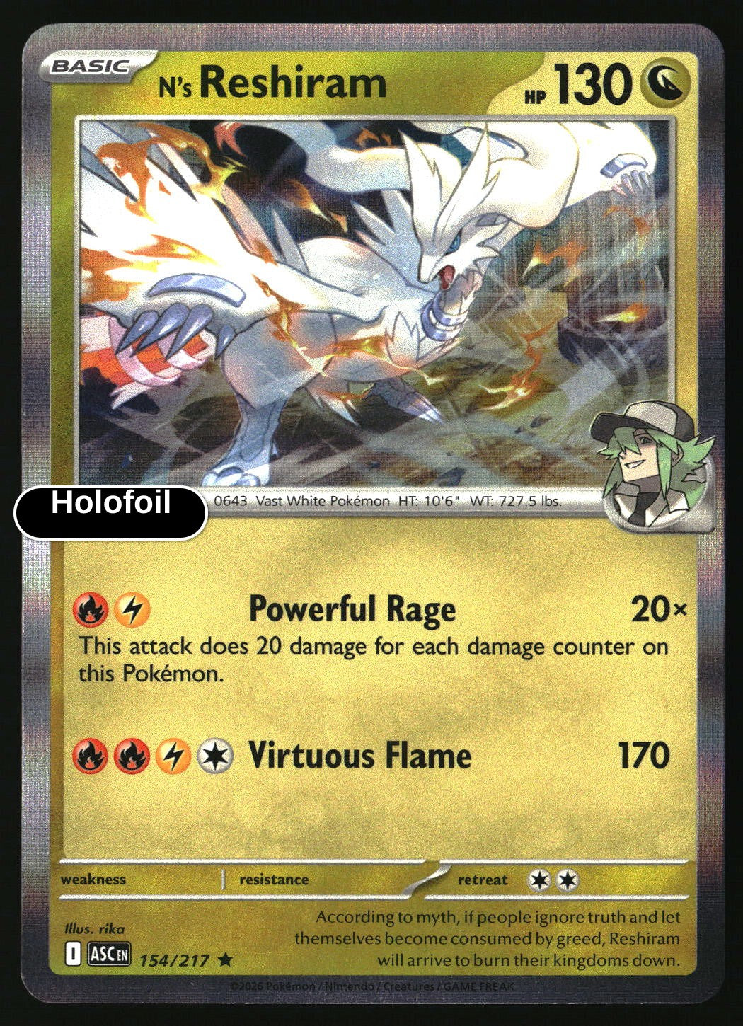 N's Reshiram
