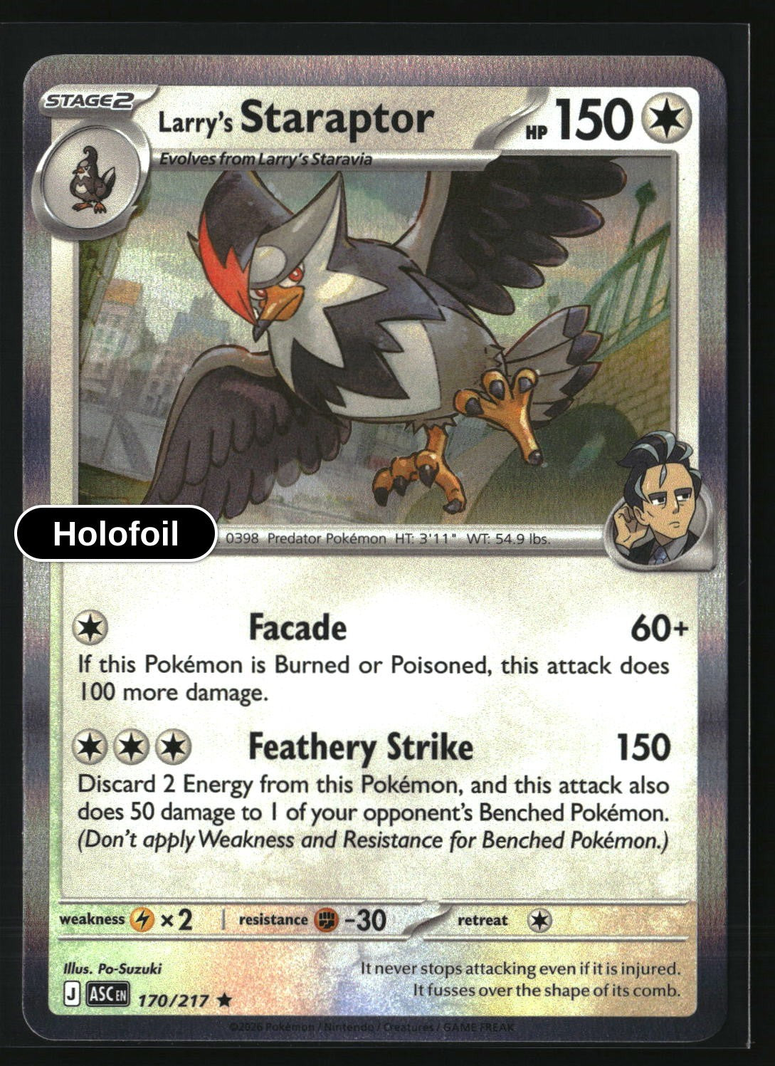 Larry's Staraptor - 170/217