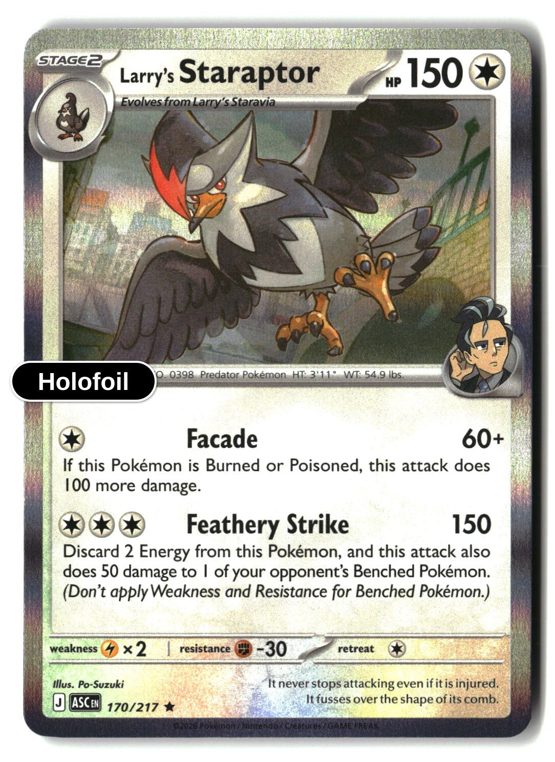 Larry's Staraptor - 170/217