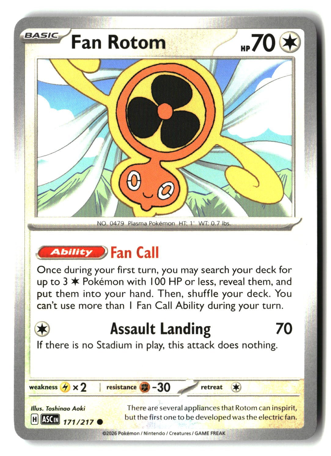 Fan Rotom - 171/217