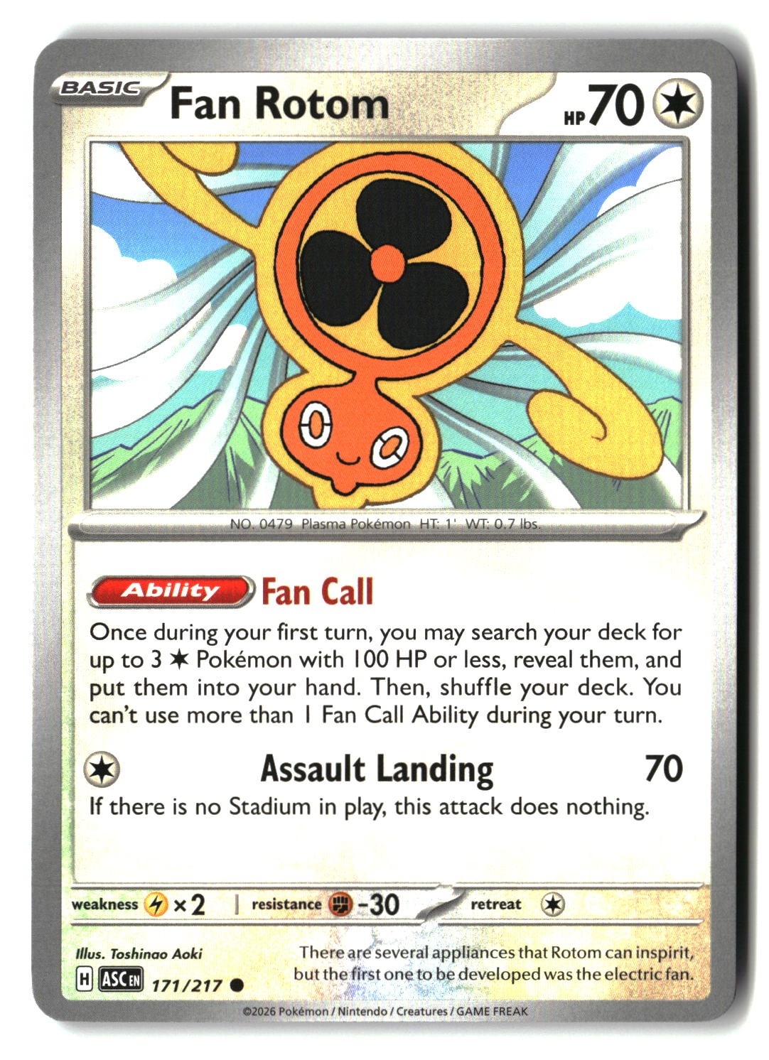 Fan Rotom - 171/217
