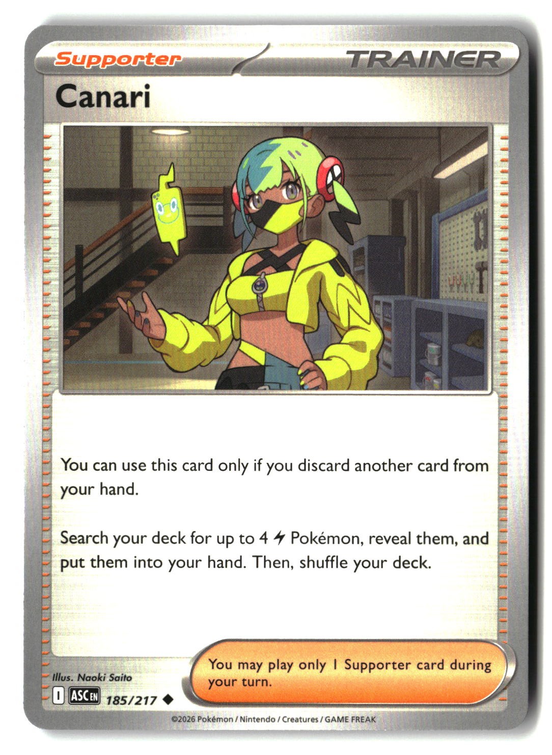 Canari - 185/217 - [ASC - ME: Ascended Heroes]