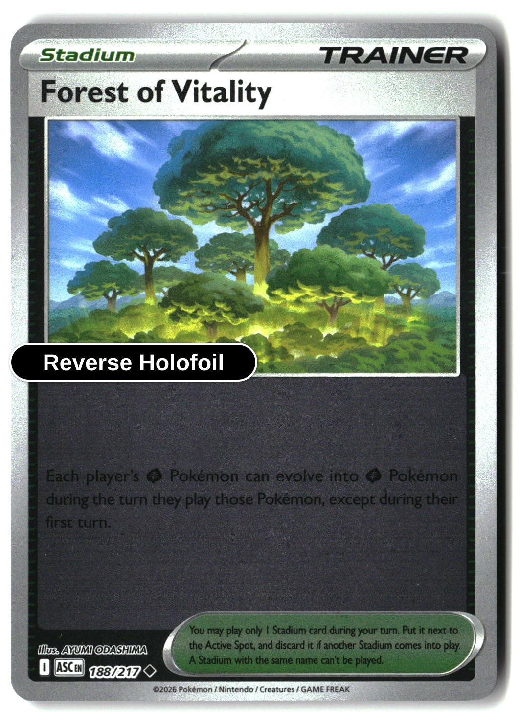 Forest of Vitality - 188/217 - [ASC - ME: Ascended Heroes] - Reverse Holofoil