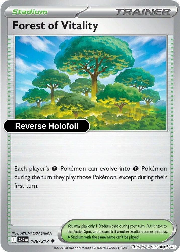 Forest of Vitality - 188/217 - [ASC - ME: Ascended Heroes] - Reverse Holofoil