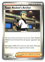 Team Rocket's Archer