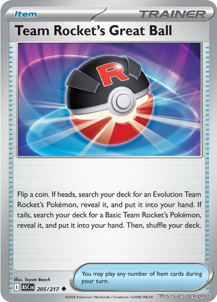 Team Rocket's Great Ball - 205/217 - [ASC - ME: Ascended Heroes]