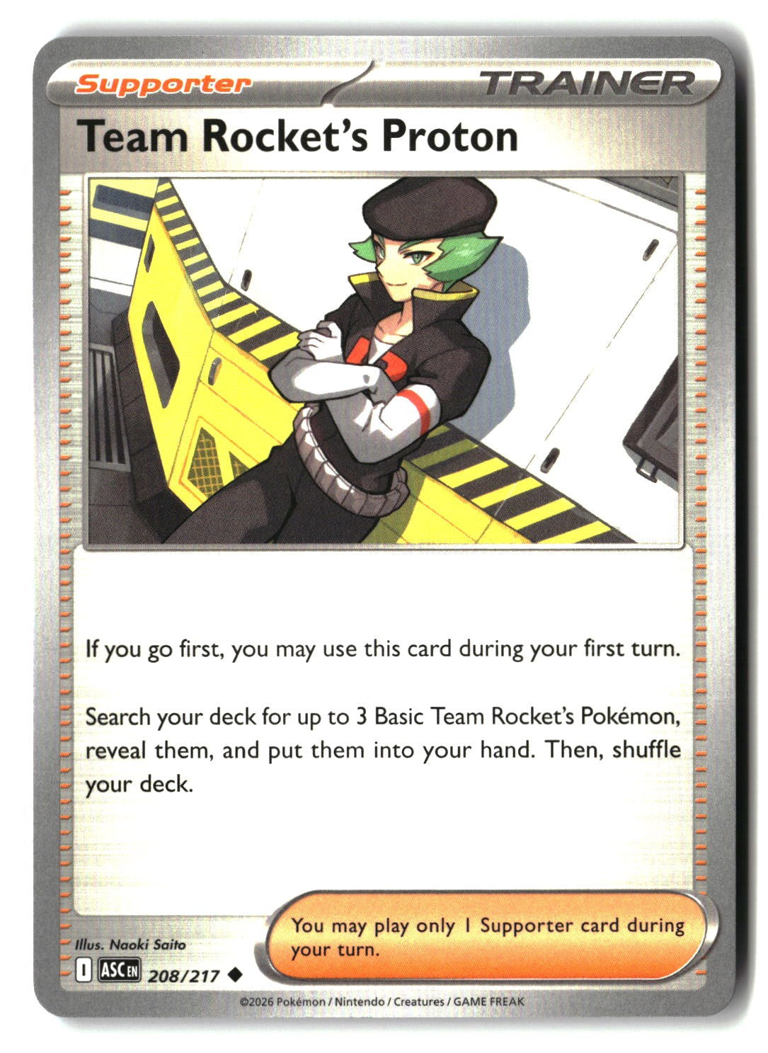 Team Rocket's Proton - 208/217 - [ASC - ME: Ascended Heroes]