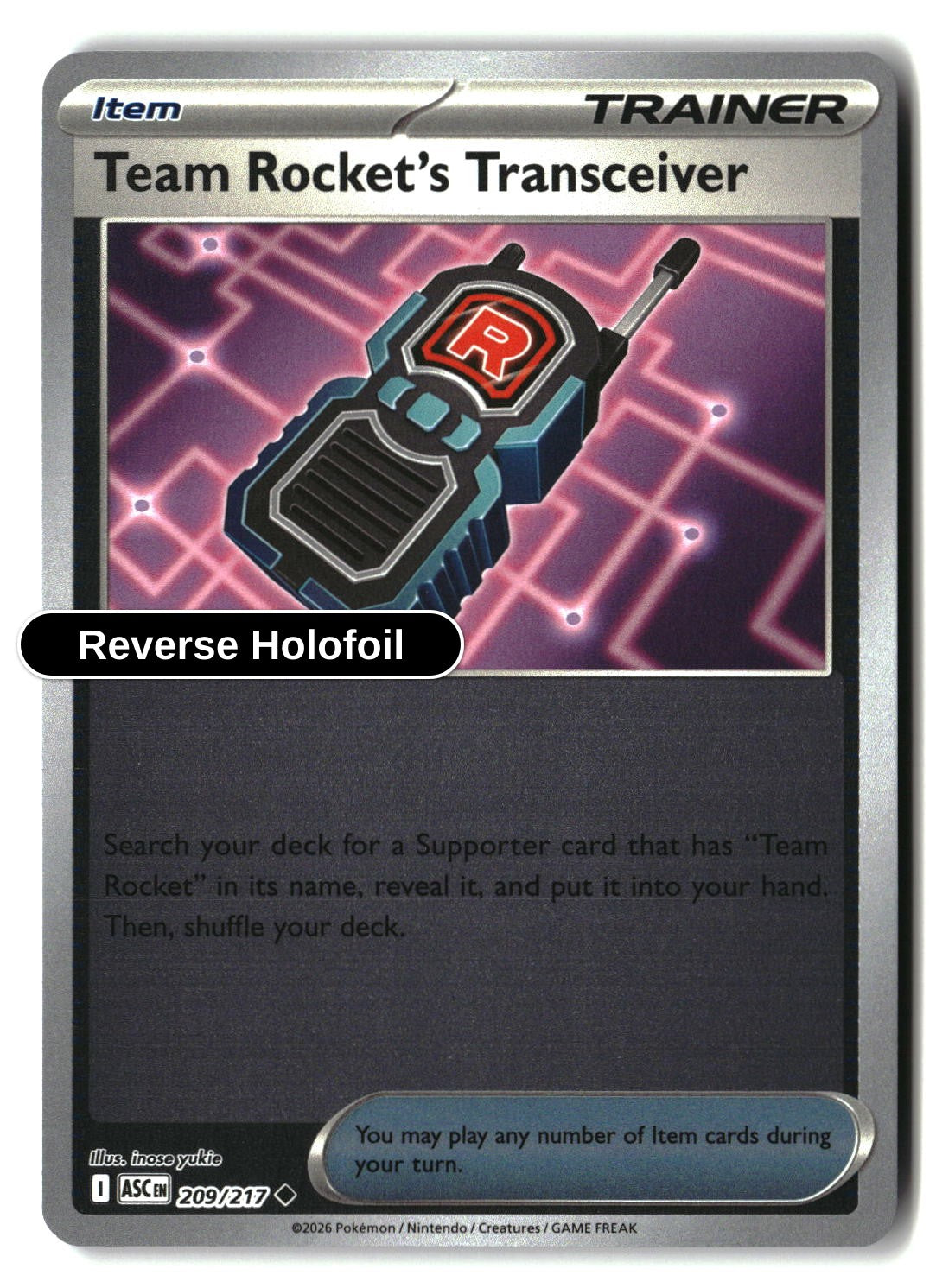 Team Rocket's Transceiver - 209/217