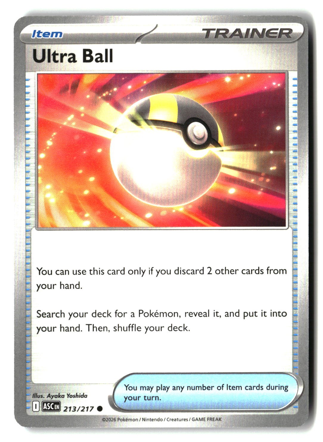 Ultra Ball - 213/217 - [ASC - ME: Ascended Heroes]