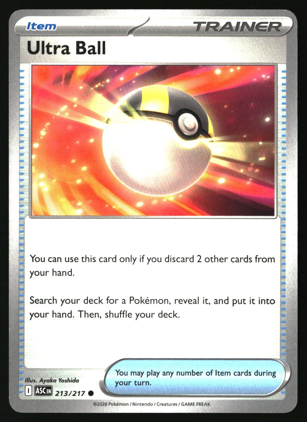 Ultra Ball - 213/217 - [ASC - ME: Ascended Heroes]