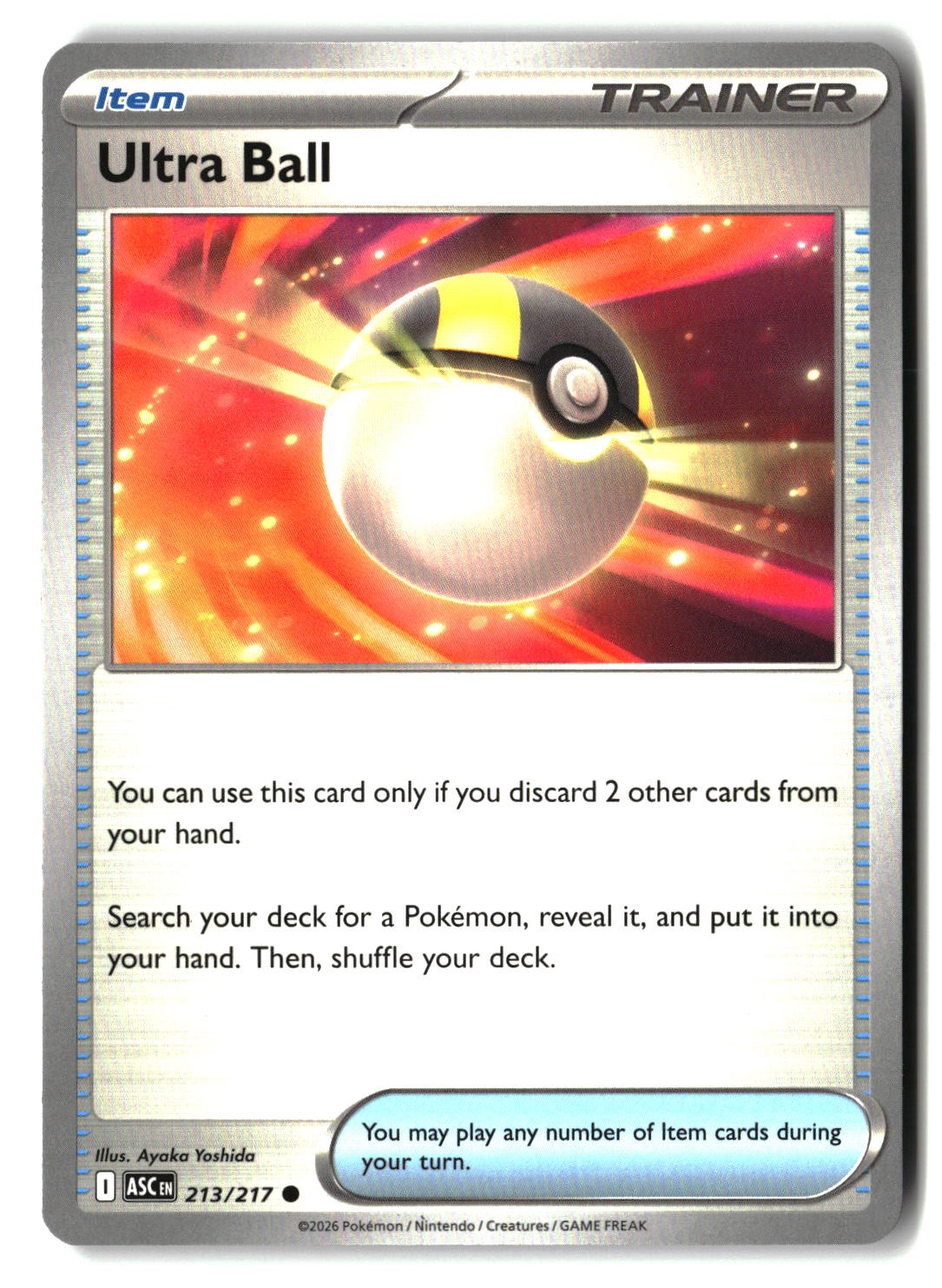Ultra Ball - 213/217 - [ASC - ME: Ascended Heroes]