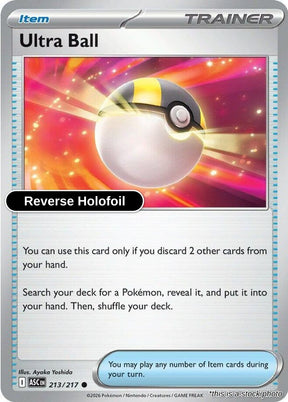 Ultra Ball - 213/217 - [ASC - ME: Ascended Heroes] - Reverse Holofoil