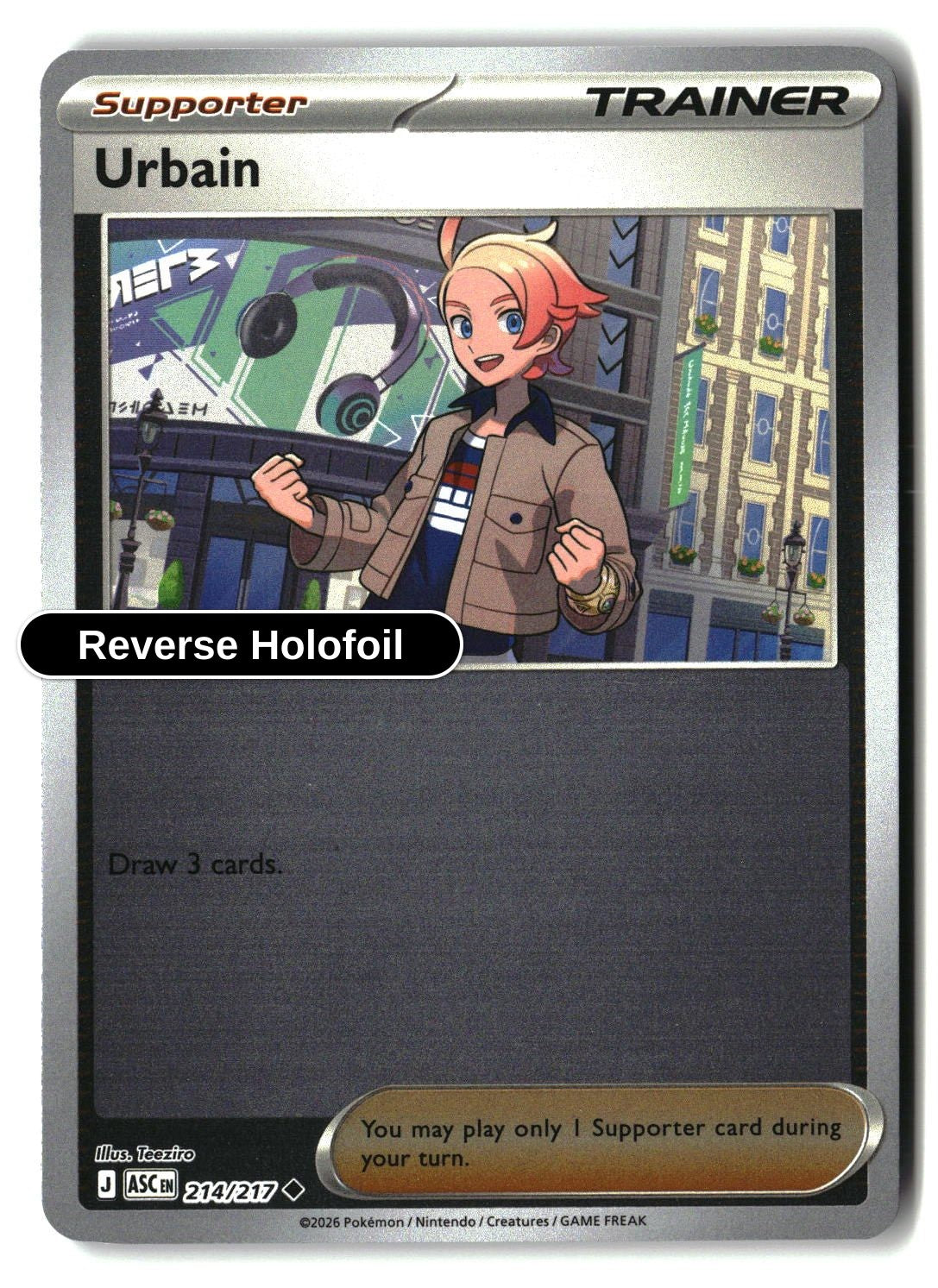 Urbain - 214/217 - [ASC - ME: Ascended Heroes] - Reverse Holofoil