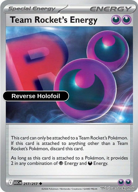 Team Rocket's Energy - 217/217 - [ASC - ME: Ascended Heroes] - Reverse Holofoil