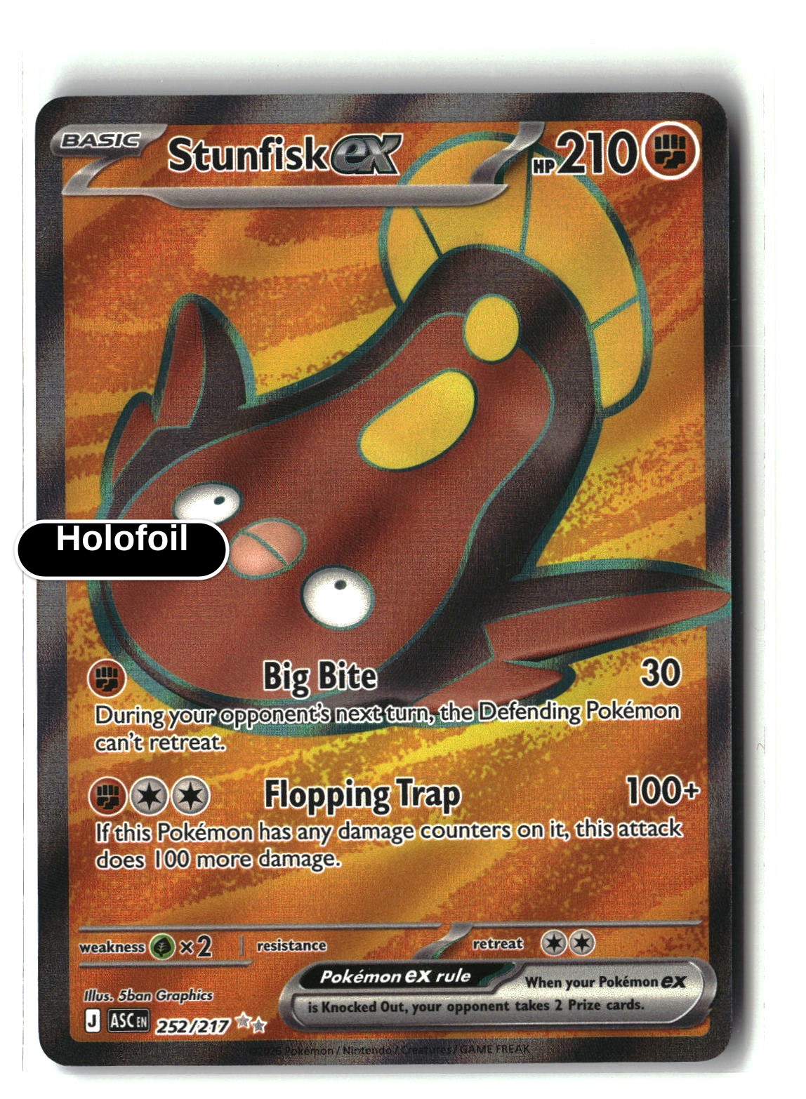 Stunfisk ex - 252/217