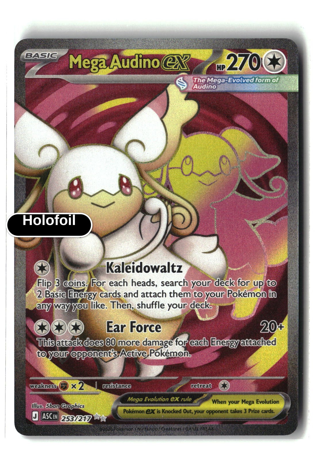 Mega Audino ex - 253/217