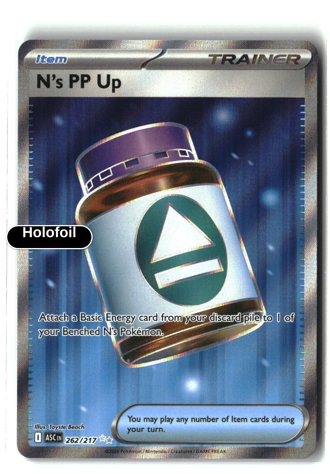 N's PP Up - 262/217