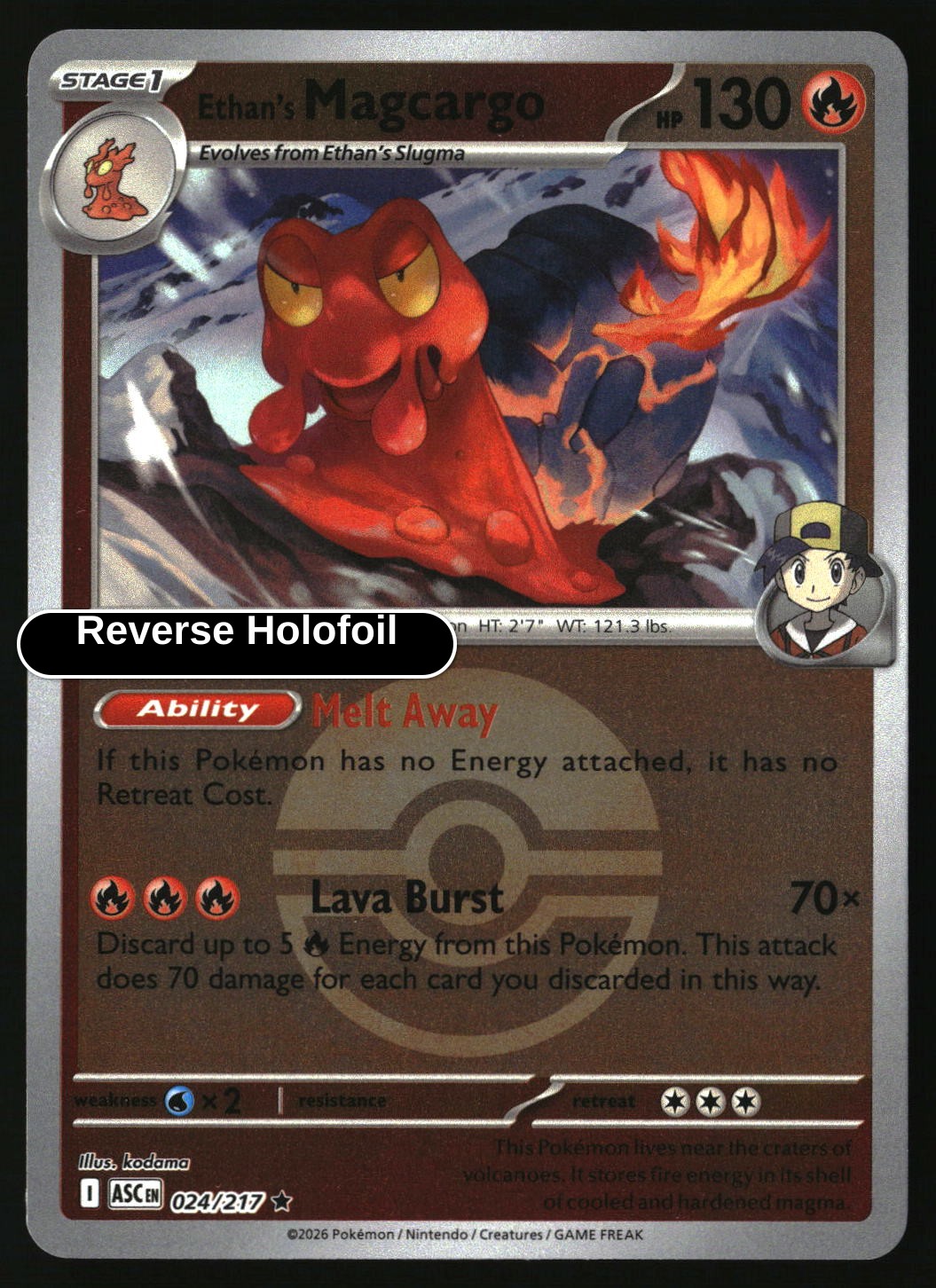 Ethan's Magcargo - 024/217 (Poke Ball)