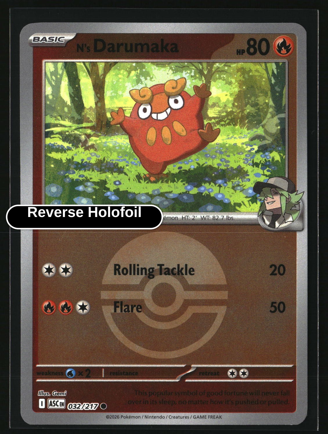 N's Darumaka (Poke Ball)