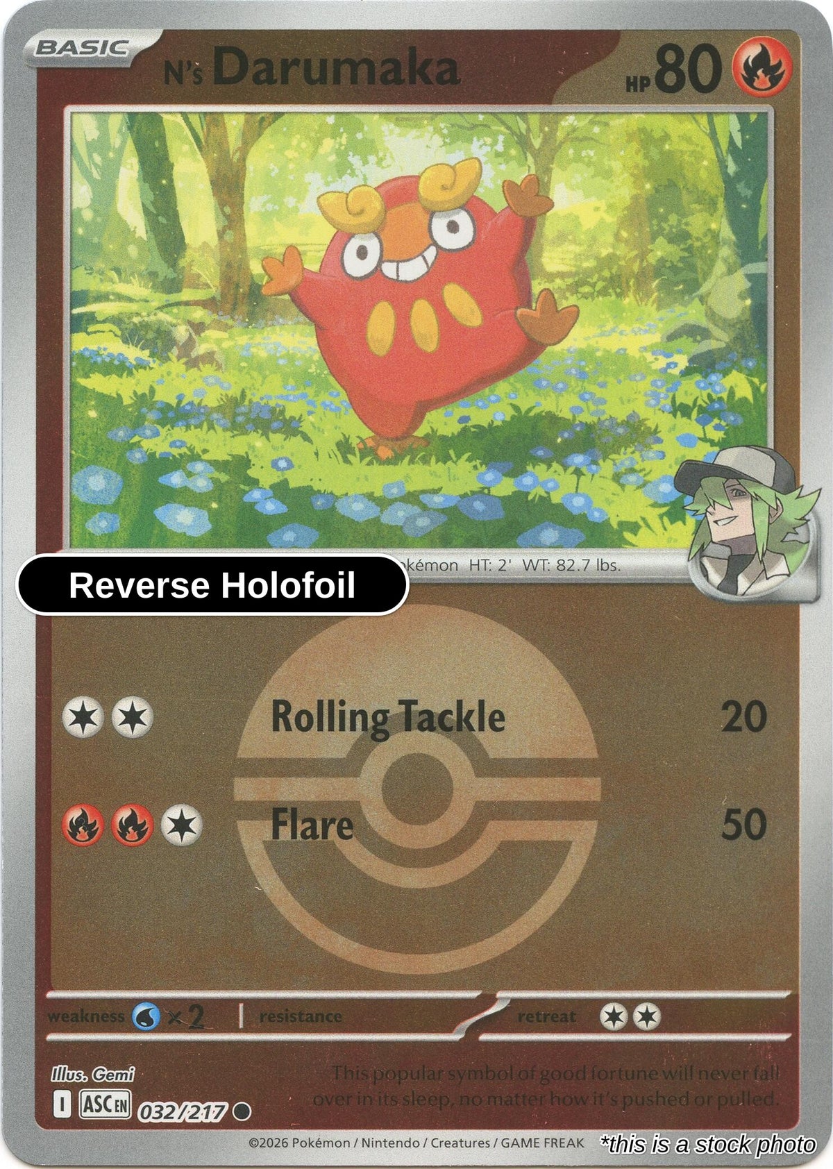 N's Darumaka (Poke Ball)
