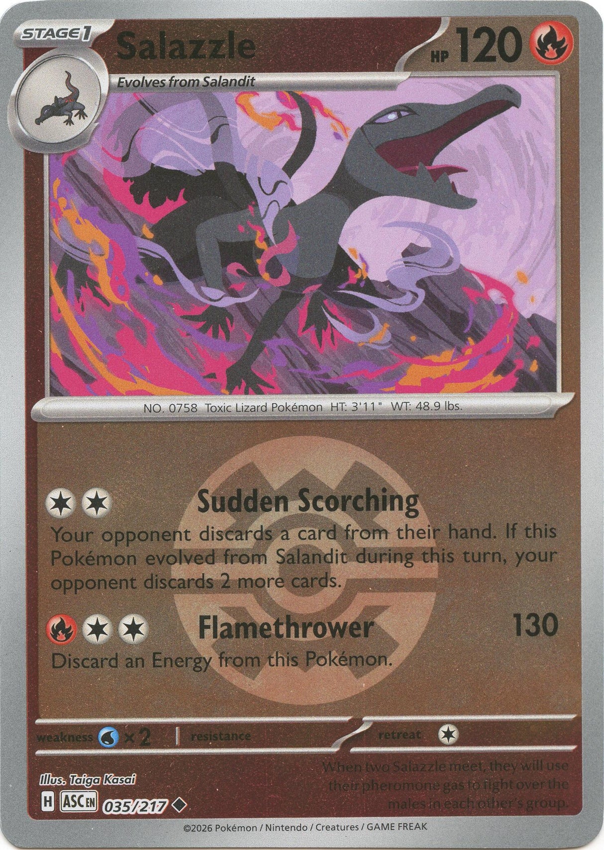 Salazzle - 035/217 (Quick Ball)