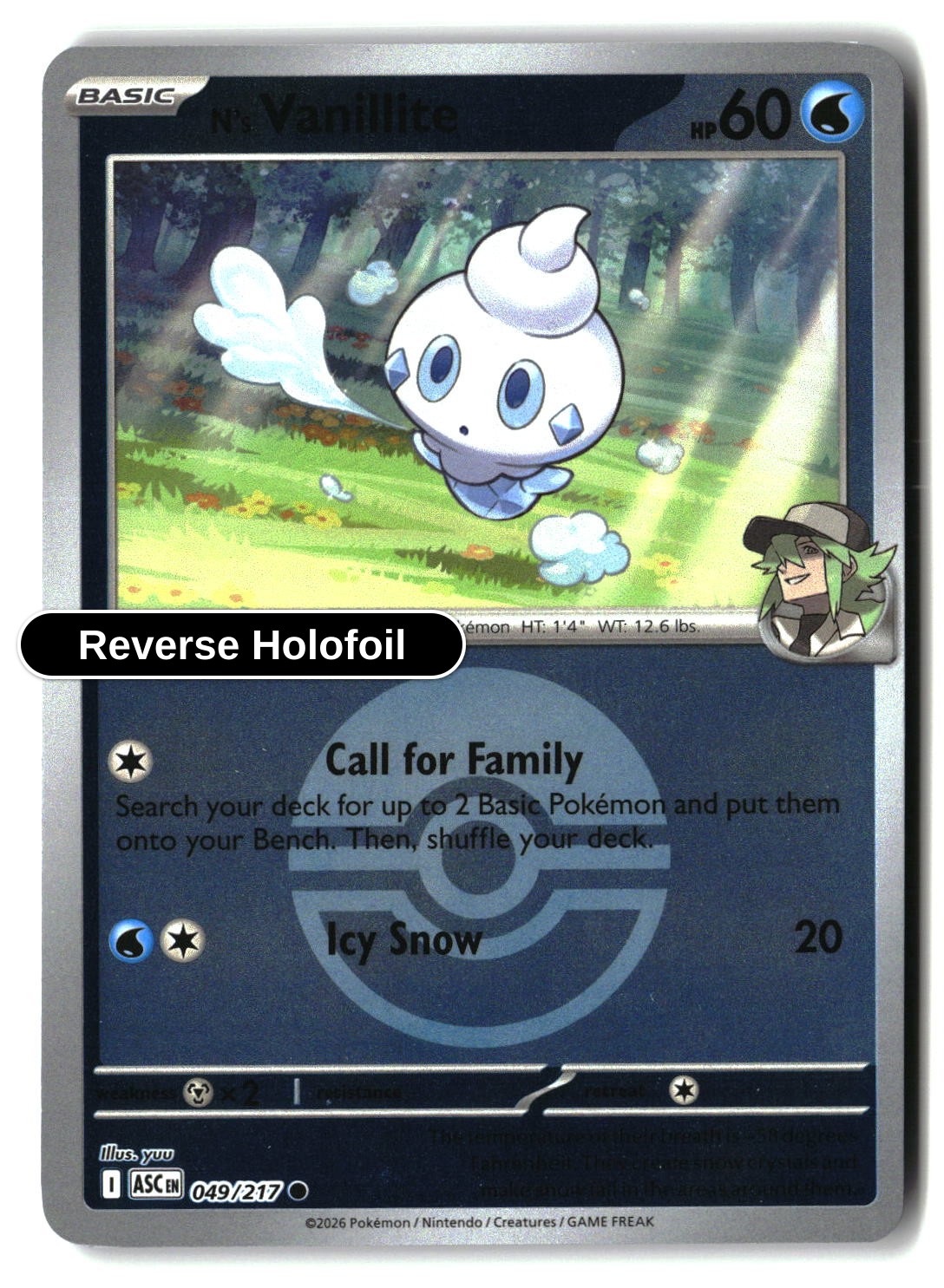 N's Vanillite (Poke Ball)