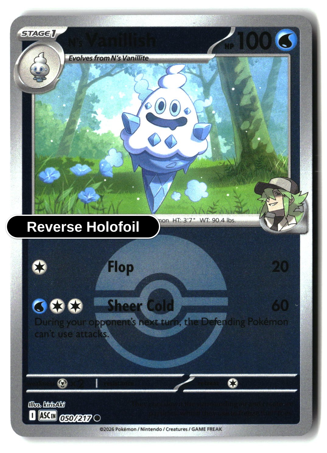 N's Vanillish (Poke Ball)