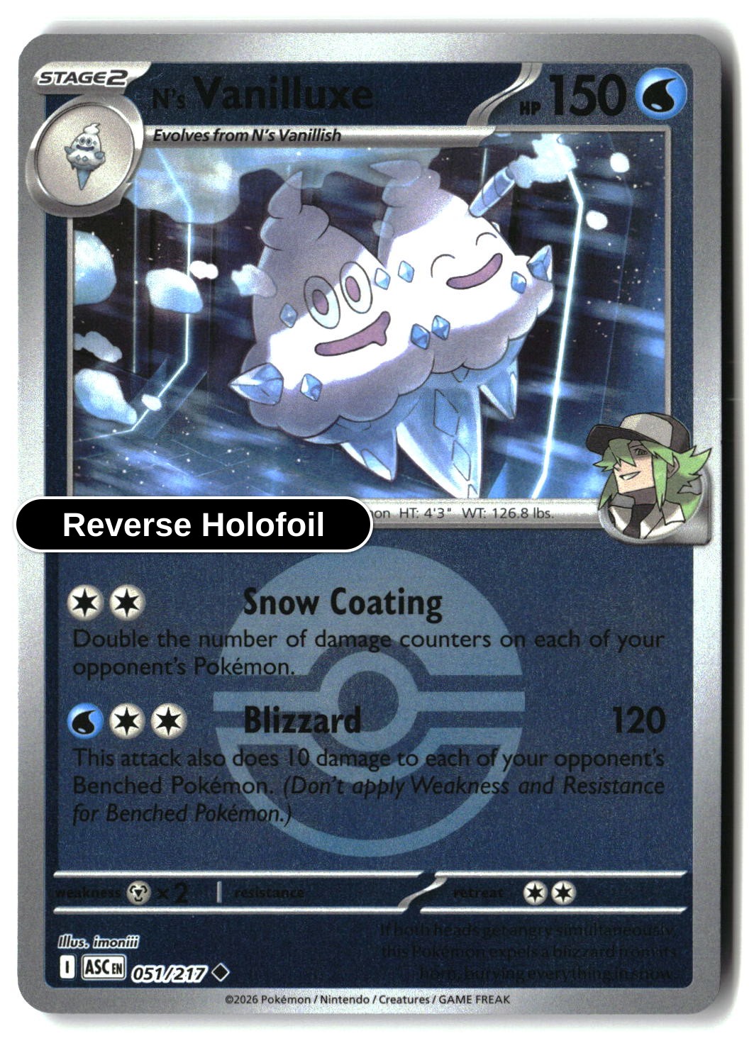 N's Vanilluxe (Poke Ball)