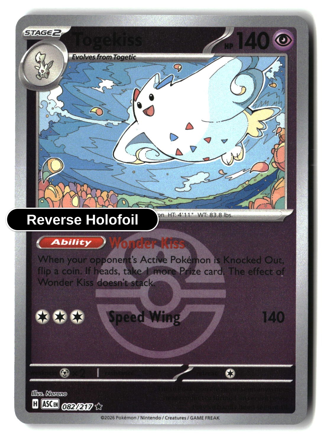 Togekiss - 082/217 (Love Ball)