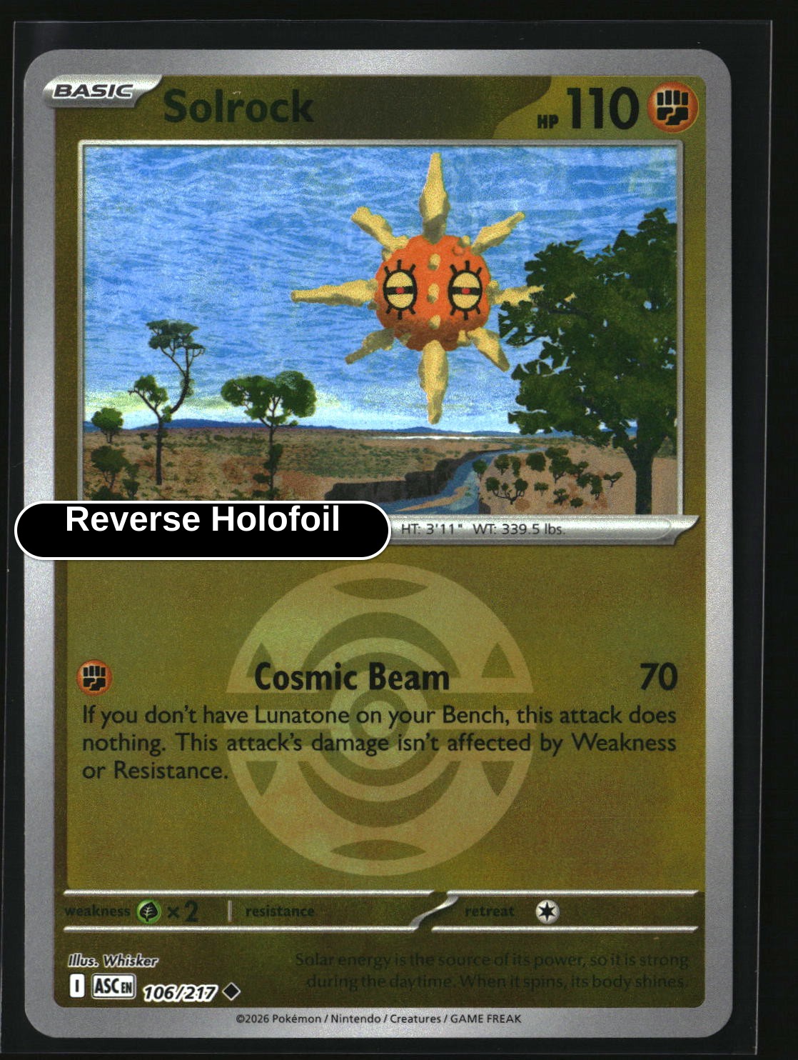 Solrock (Dusk Ball)