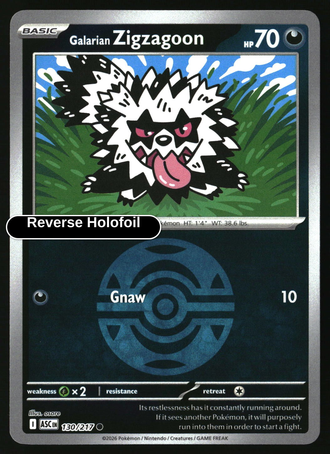 Galarian Zigzagoon (Dusk Ball)