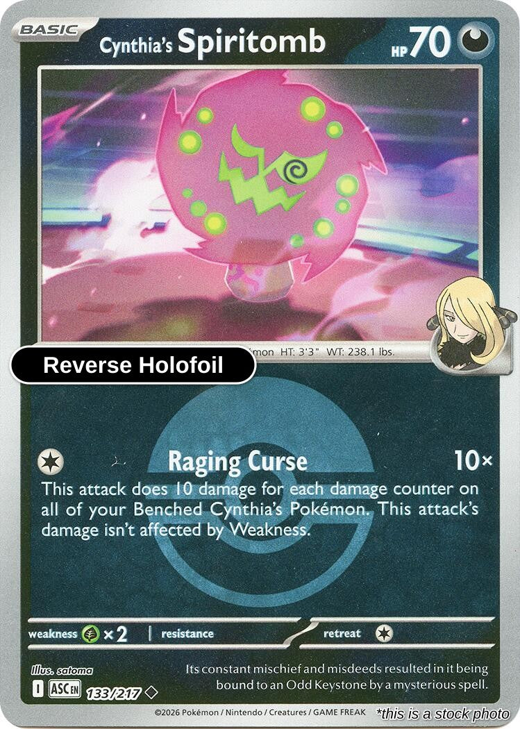 Cynthia's Spiritomb - 133/217 (Poke Ball)