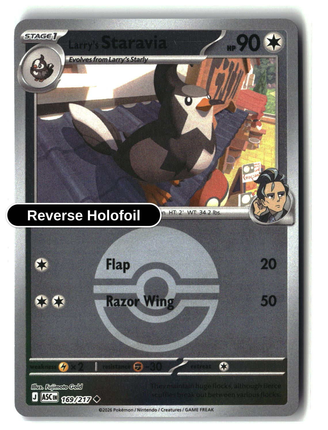 Larry's Staravia (Poke Ball)