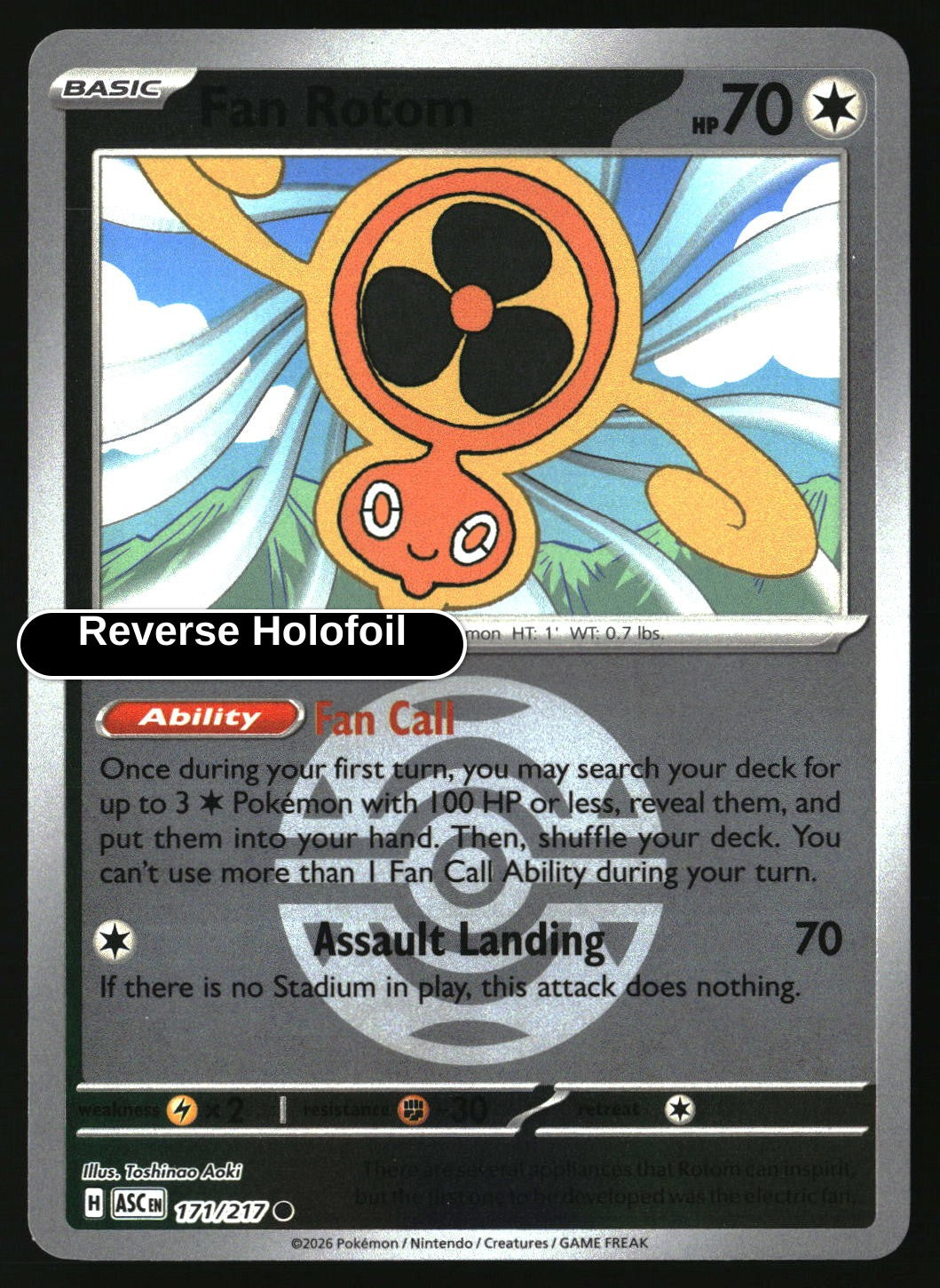 Fan Rotom - 171/217 (Dusk Ball)