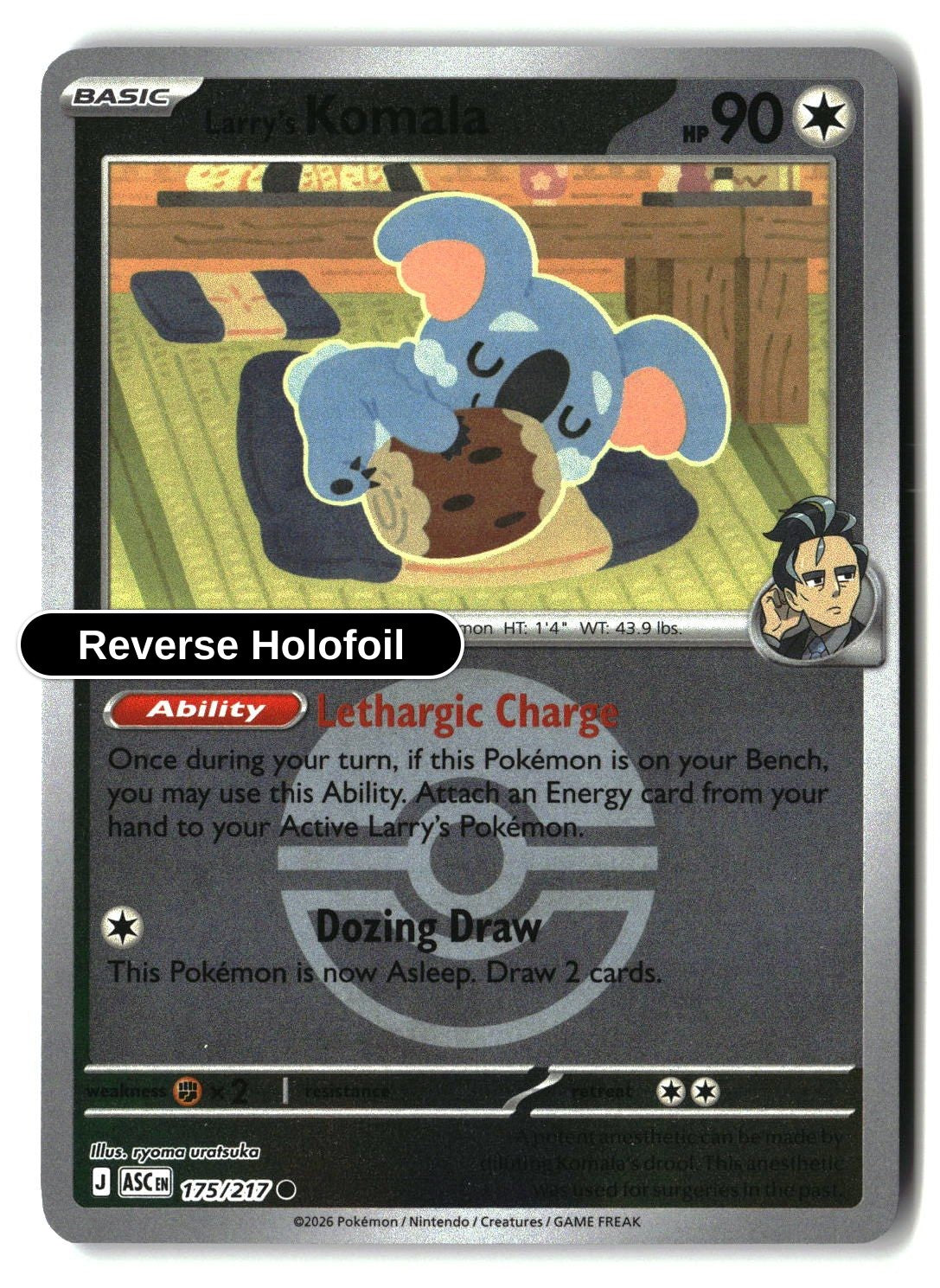 Larry's Komala (Poke Ball)