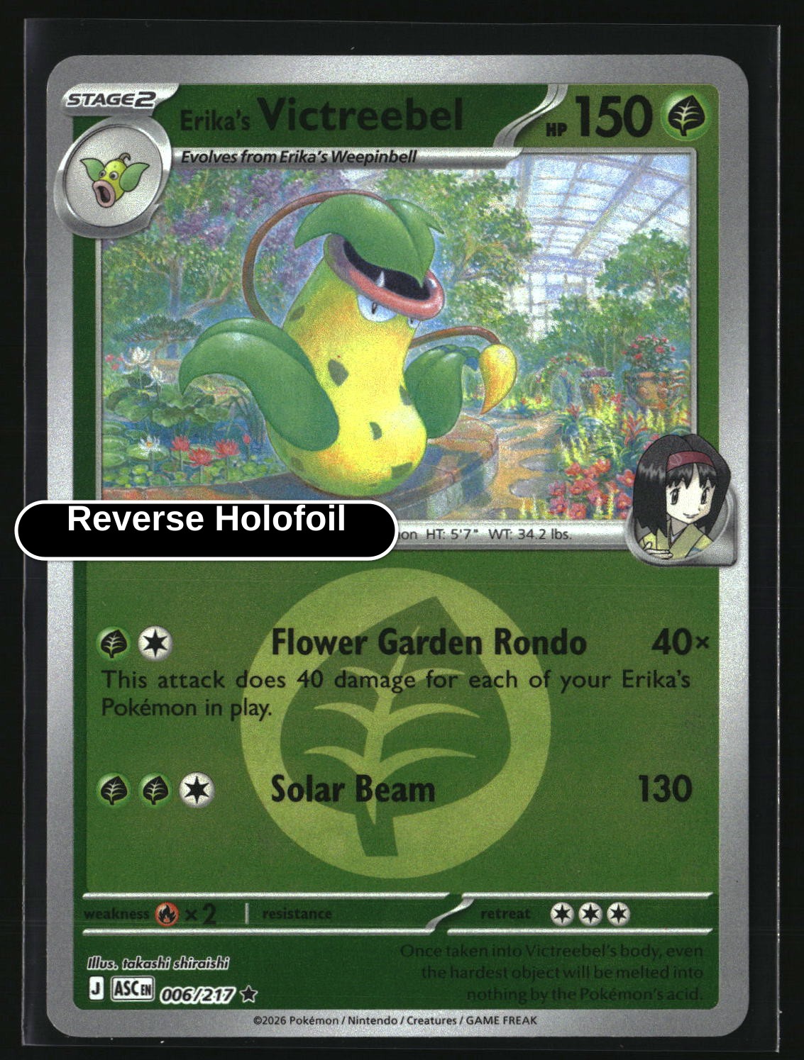 Erika's Victreebel (Energy Symbol Pattern)