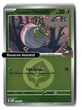Team Rocket's Tarountula (Energy Symbol Pattern)
