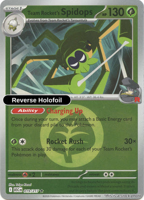 Team Rocket's Spidops (Energy Symbol Pattern)