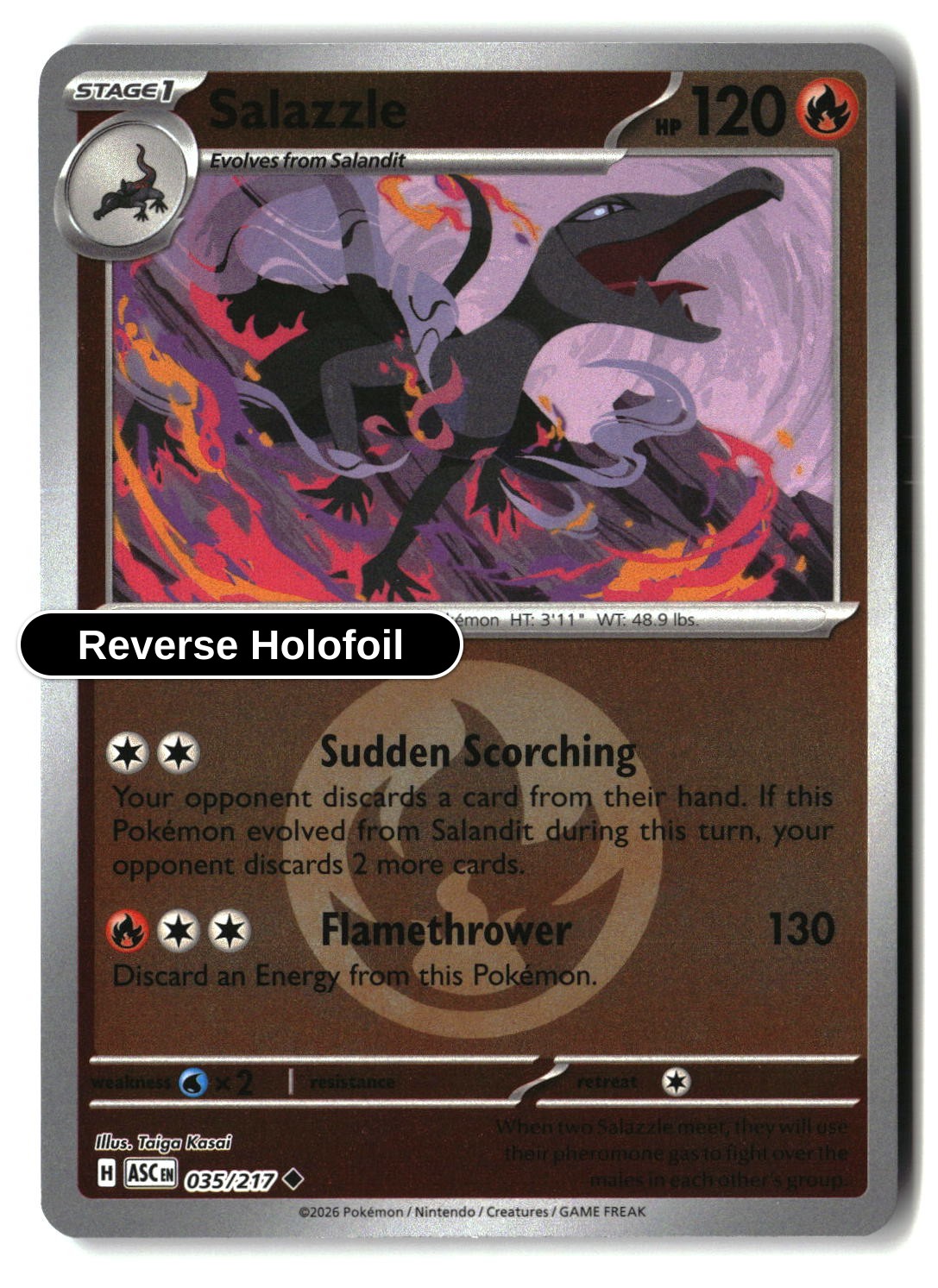 Salazzle - 035/217 (Energy Symbol Pattern)