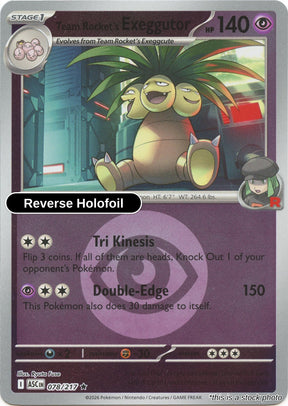 Team Rocket's Exeggutor (Energy Symbol Pattern)
