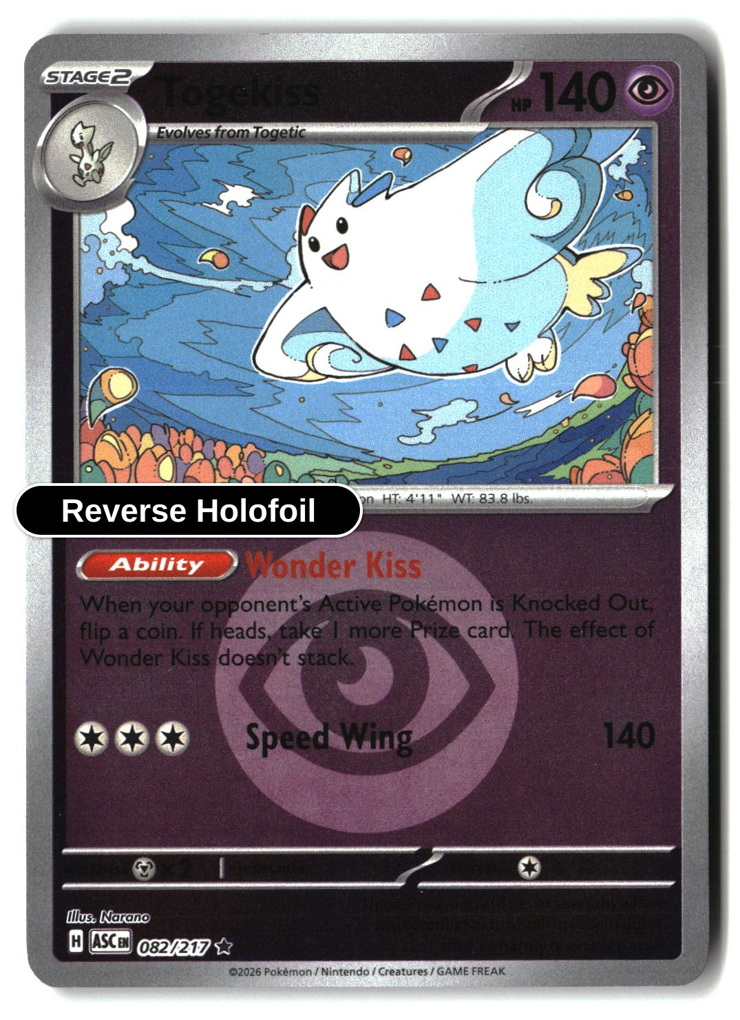 Togekiss - 082/217 (Energy Symbol Pattern)